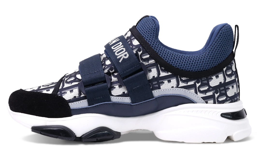 D-WANDER SNEAKER Deep Blue Dior Oblique Technical Fabric Image