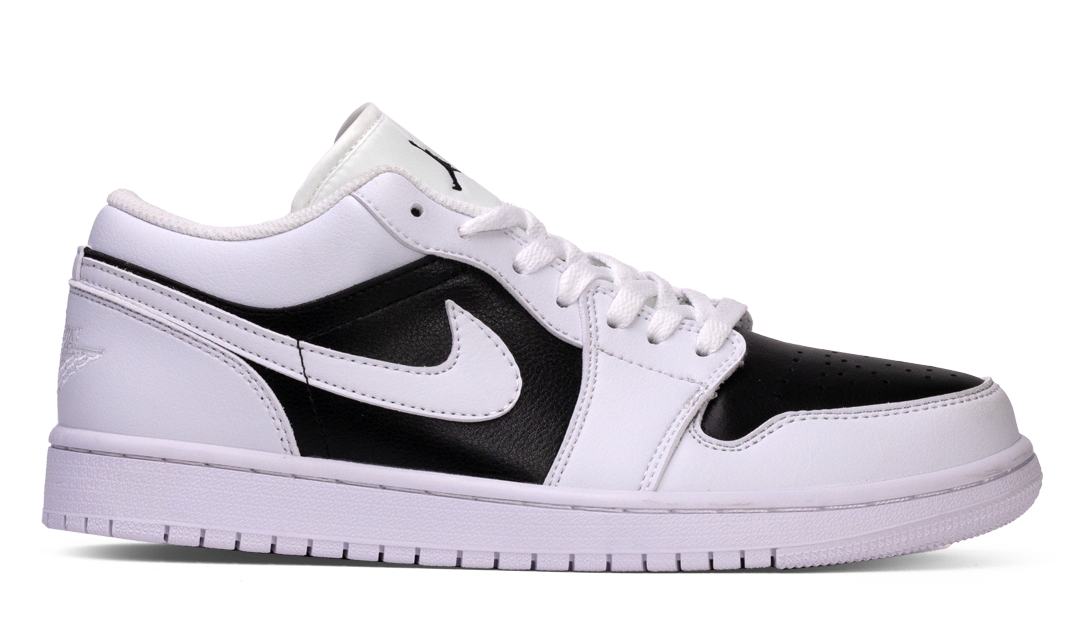 Air Jordan 1 Low Trainers White Black Image