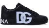 Dolce & Gabbana - Low-Top Sneakers PORTOFINO nappa leather - black