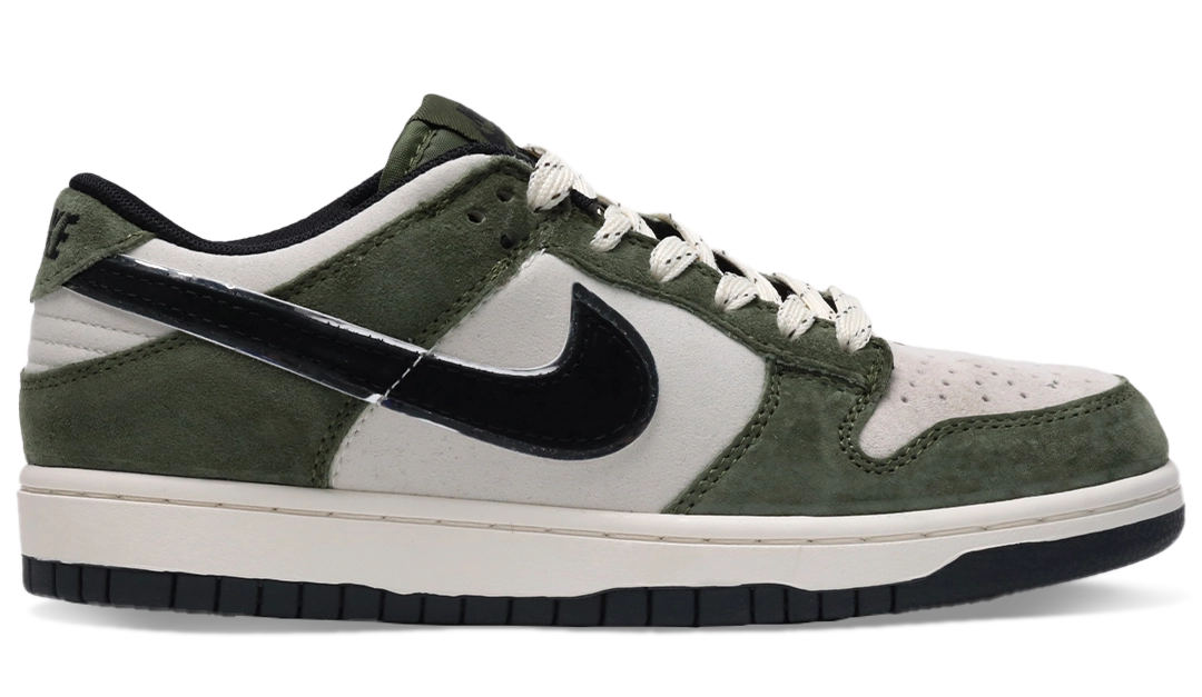 Nike dunk low army green / gray Image