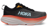 Hoka bondi 8 black & orange