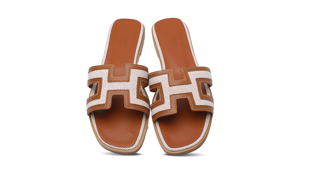 Hermès Oran Sandals Brown Beige Image