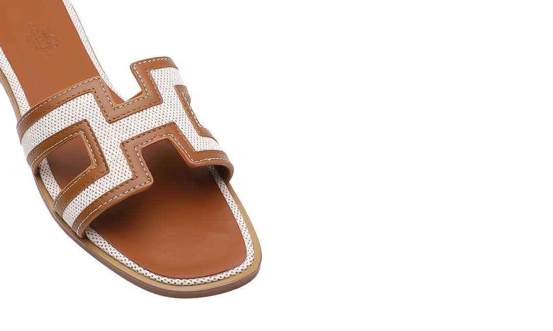 Hermès Oran Sandals Brown Beige Image