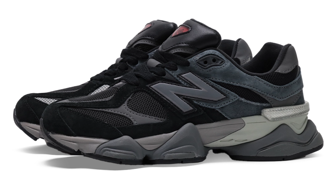 New Balance black 9060 Suede Sneakers Image