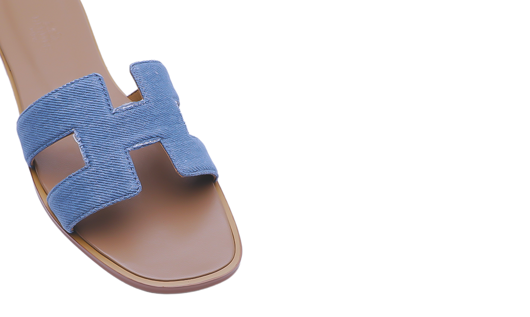 Hermès Oran Sandals Blue Image