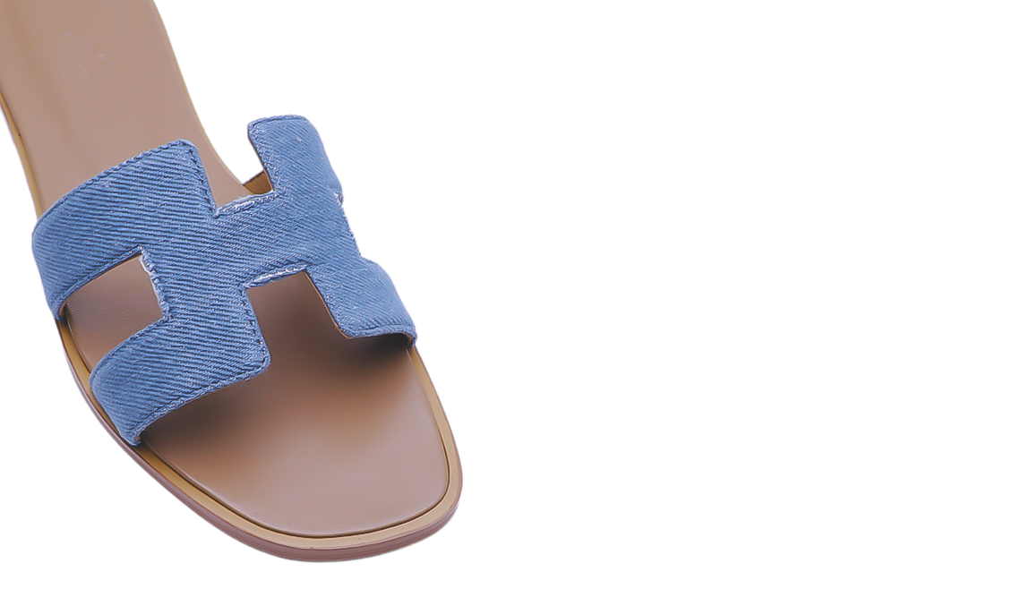 Hermès Oran Sandals Blue Image