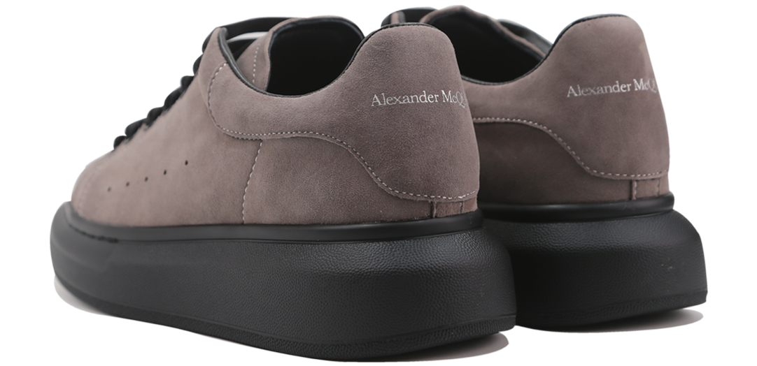 Alexander McQueen Oversized Dark Grey Black Suede Image