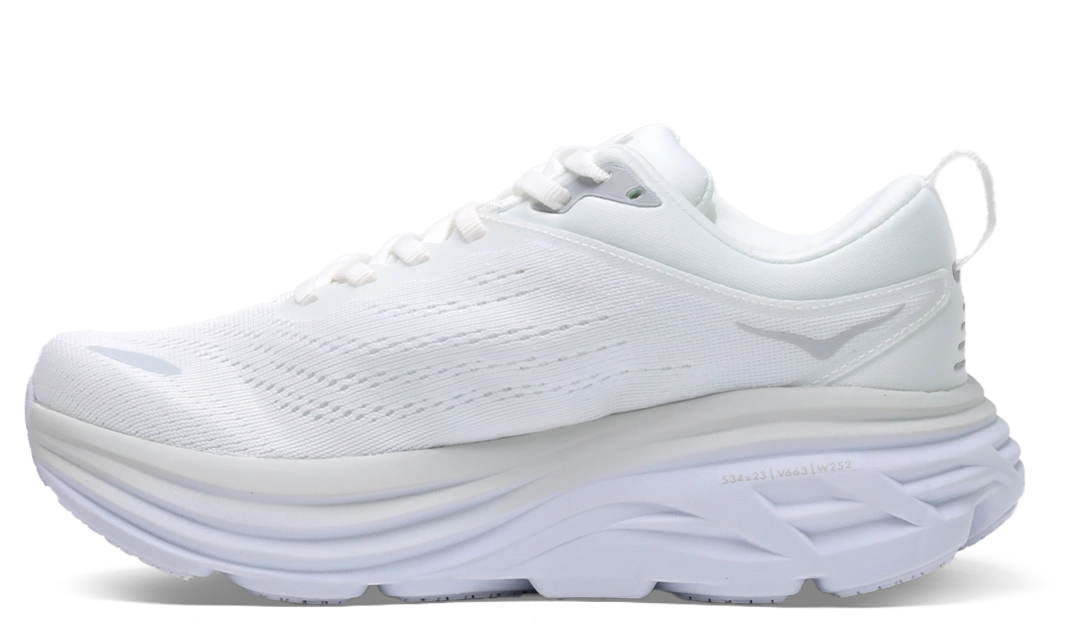 Hoka bondi 8 white Image