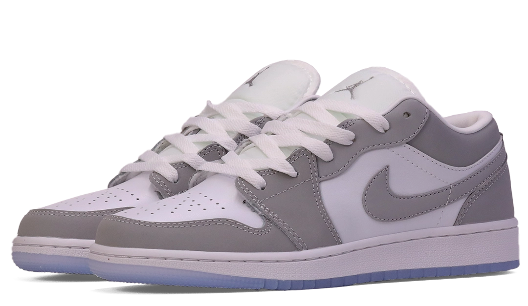 Coin Noir | Air Jordan 1 Low Aluminium Wolf Grey