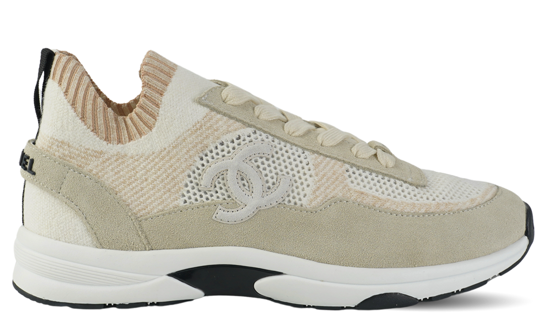 Chanel Sneakers, Beige Suede Image