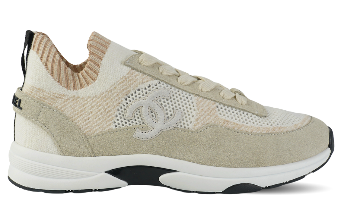 Chanel Sneakers, Beige Suede Image