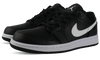 Nike Air Jordan 1 Low Leather Trainers Black/White