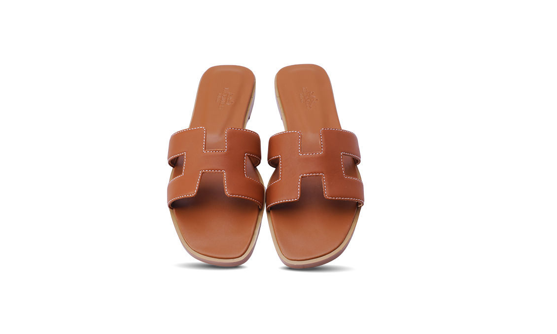 Hermès Oran Sandals Gold Image