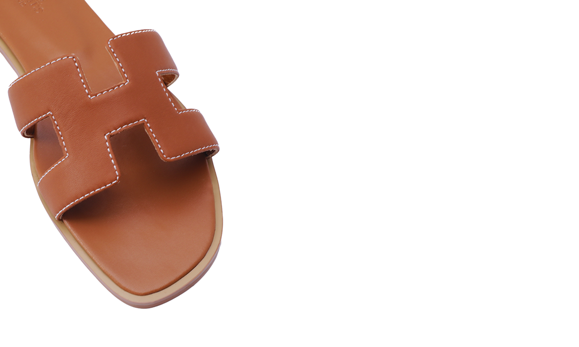Hermès Oran Sandals Gold Image