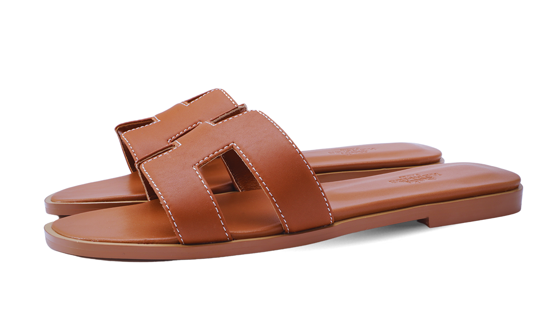 Hermès Oran Sandals Gold Image