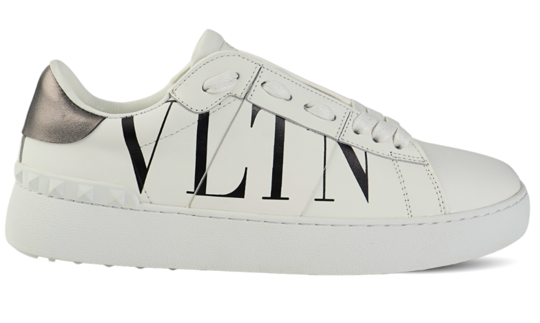 Valentino Garavani Open Sneaker in Calfskin Leather With VLTN Logo Print Image