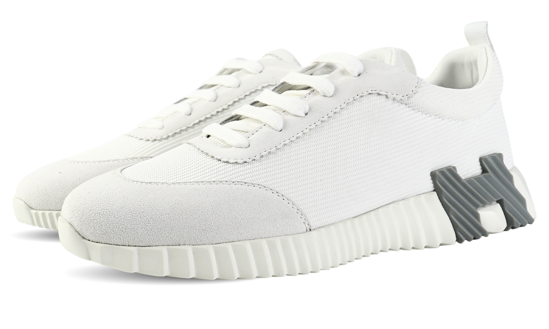 HERMES Bouncing Men's Sneakers | White Image