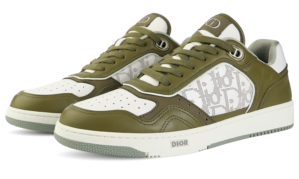 Dior B27 Low 'Dior Oblique Galaxy - Olive' Image