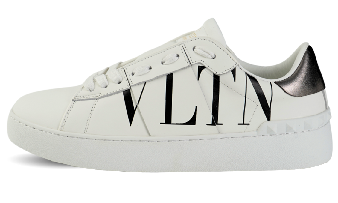 Valentino Garavani Open Sneaker in Calfskin Leather With VLTN Logo Print Image